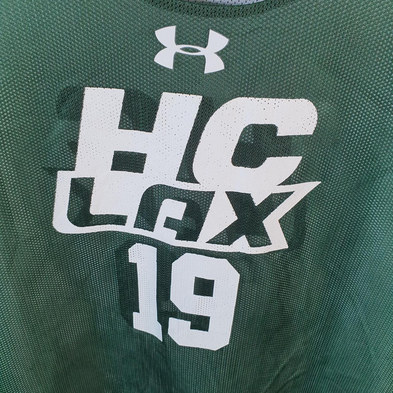 Vintage Under Armour HC LAX Vest Jersey Mens Medium Green