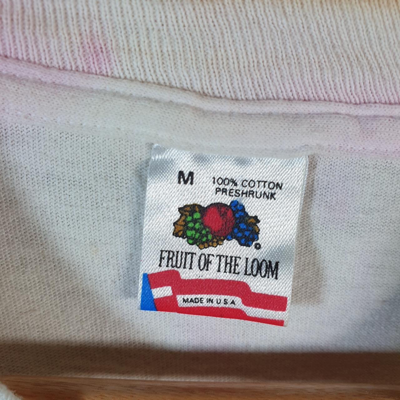 Vintage Fruit of the Loom Purdue University 90s USA Single Stitch T Shirt Men’s Medium Pink C8399