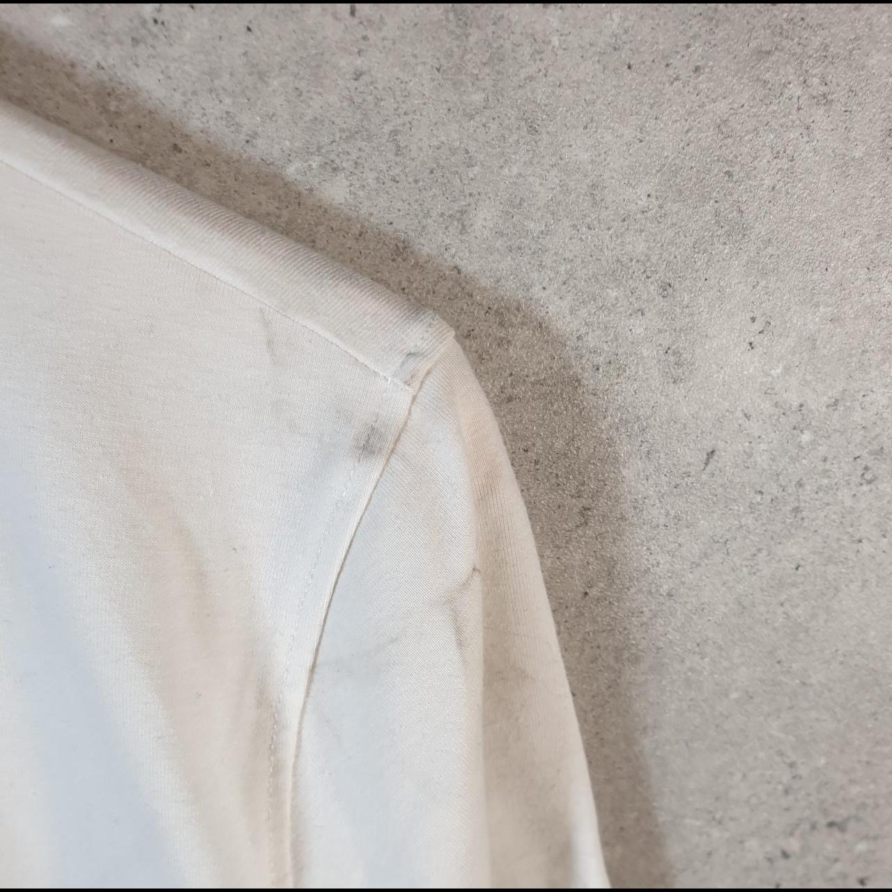 Vintage Fila Spellout T Shirt Men’s Small White Logo Athletic Casual