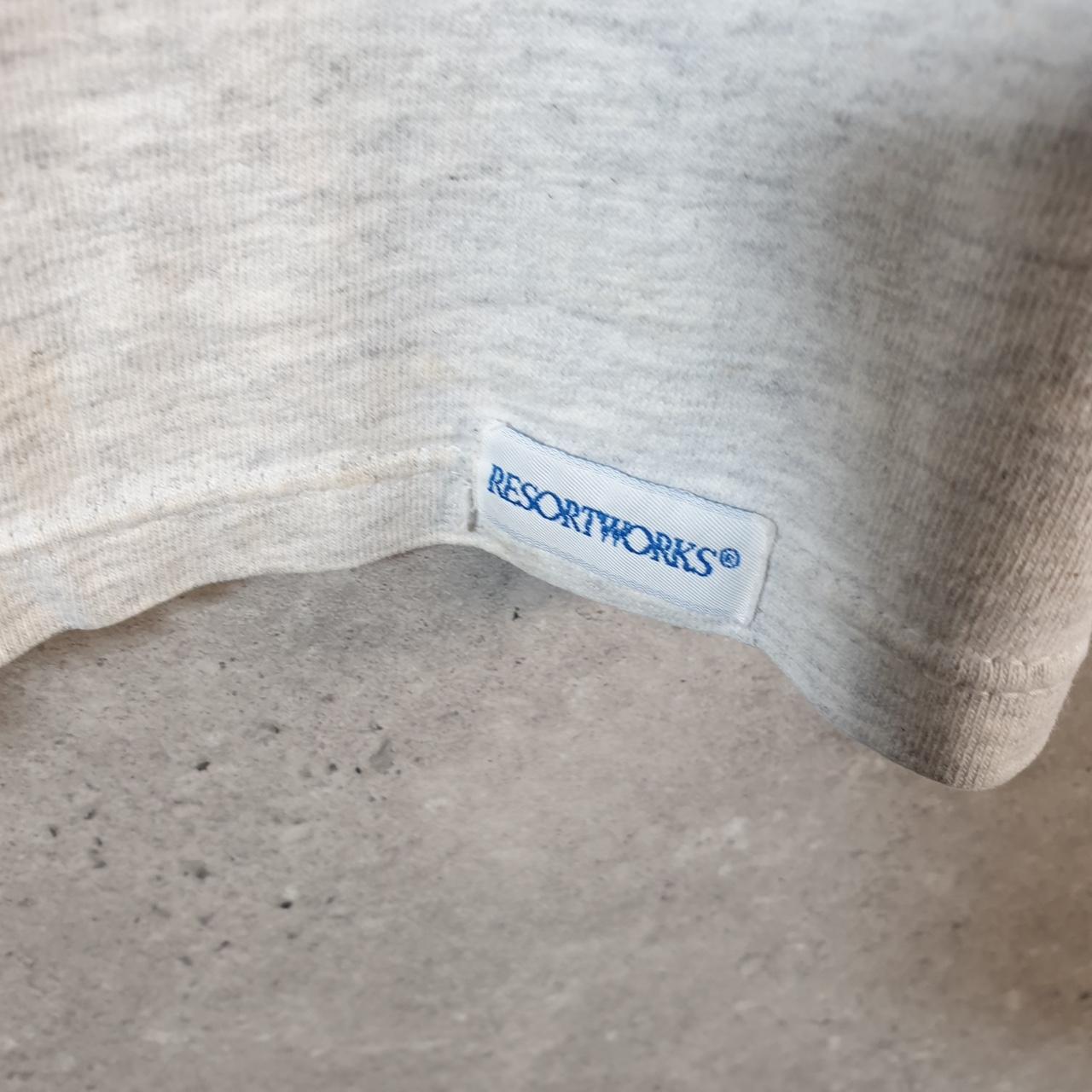 Vintage Resort Works Beaufort By The Sea 90s USA Single Stitch T Shirt Men’s XL Grey