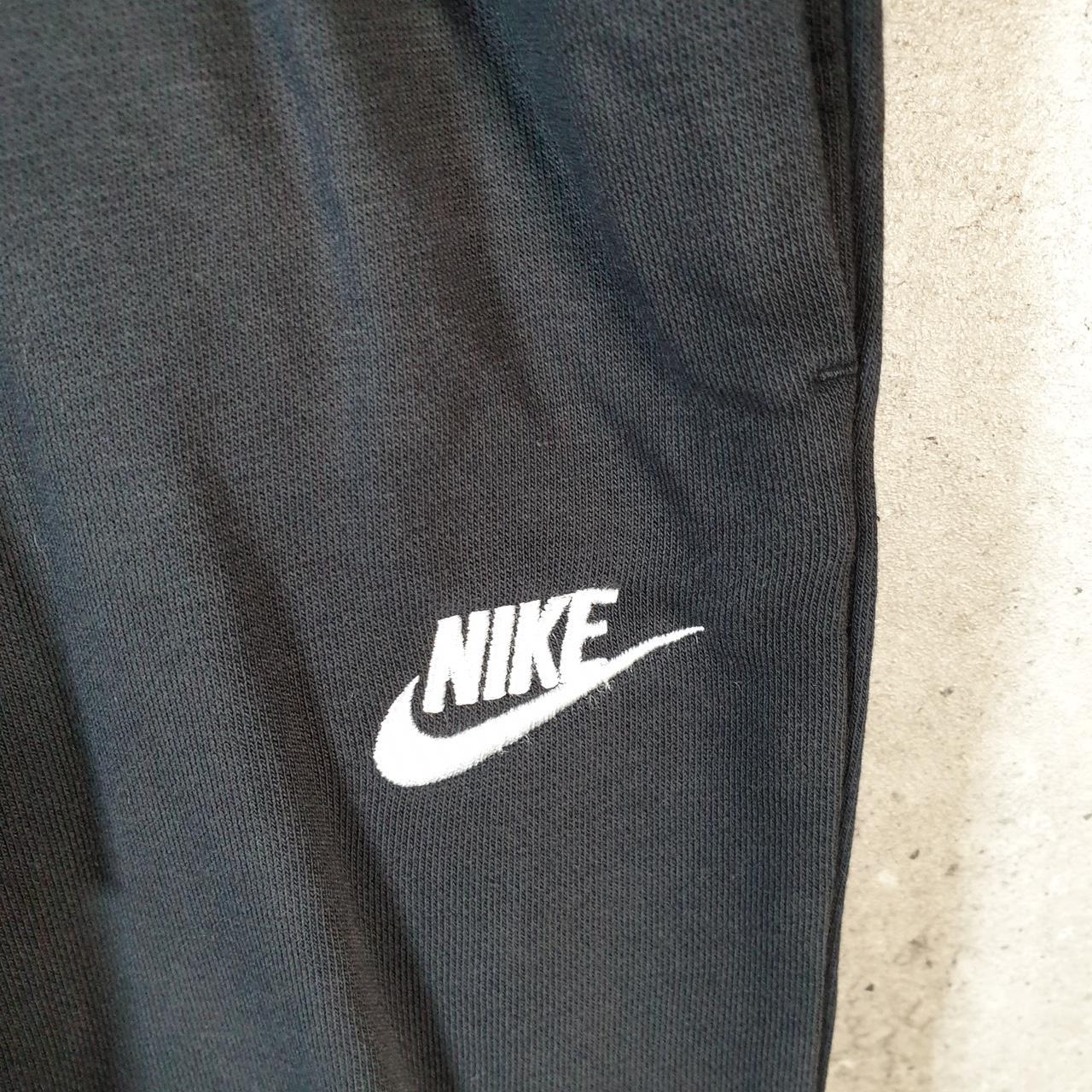 Vintage Nike Club Sweatpant Joggers Mens XS Xsmall Black Swoosh Sports Tracksuit Big Fish Vintage