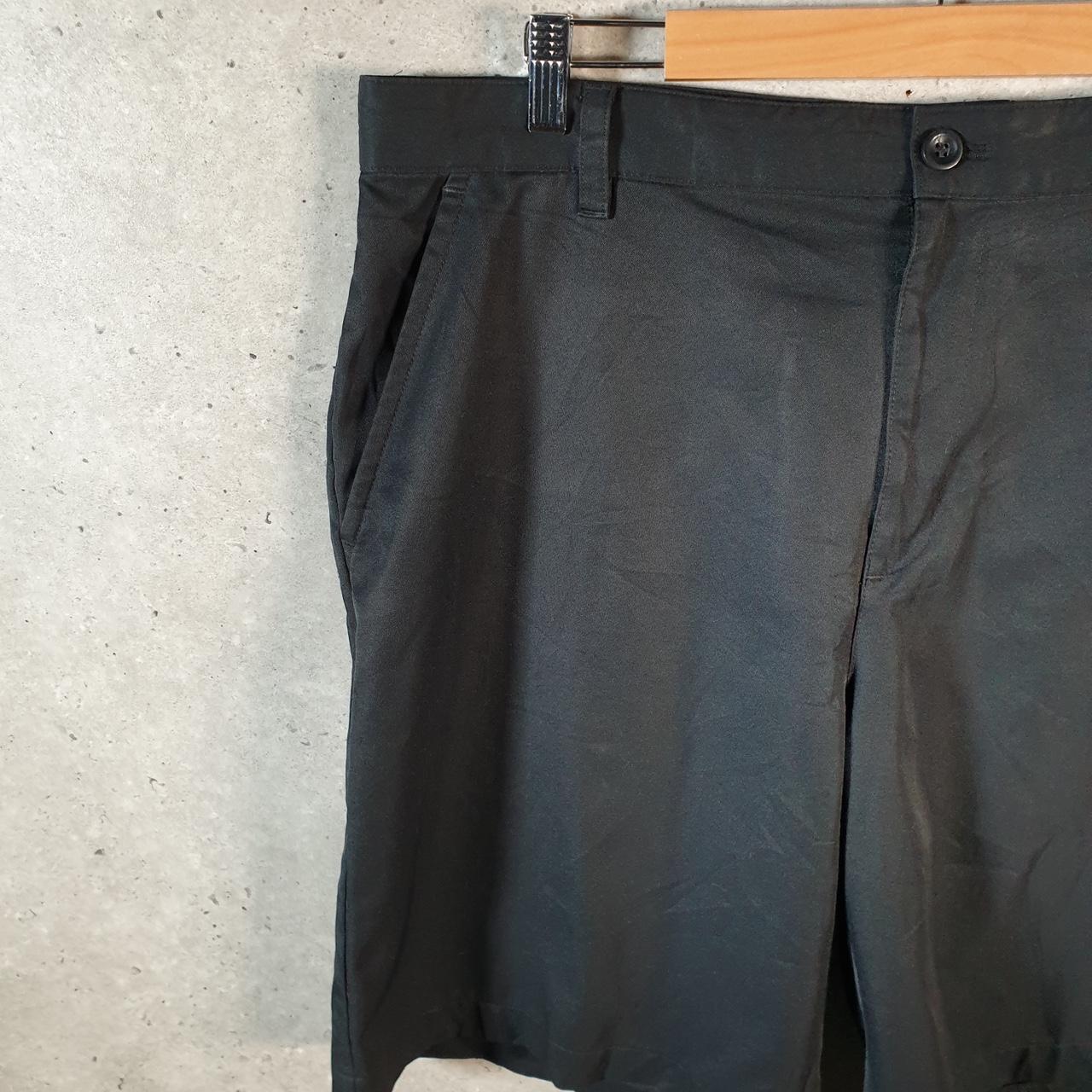 Vintage Izod Golf Chino Shorts Jorts Cargo Men’s Medium Black Baggy Cotton