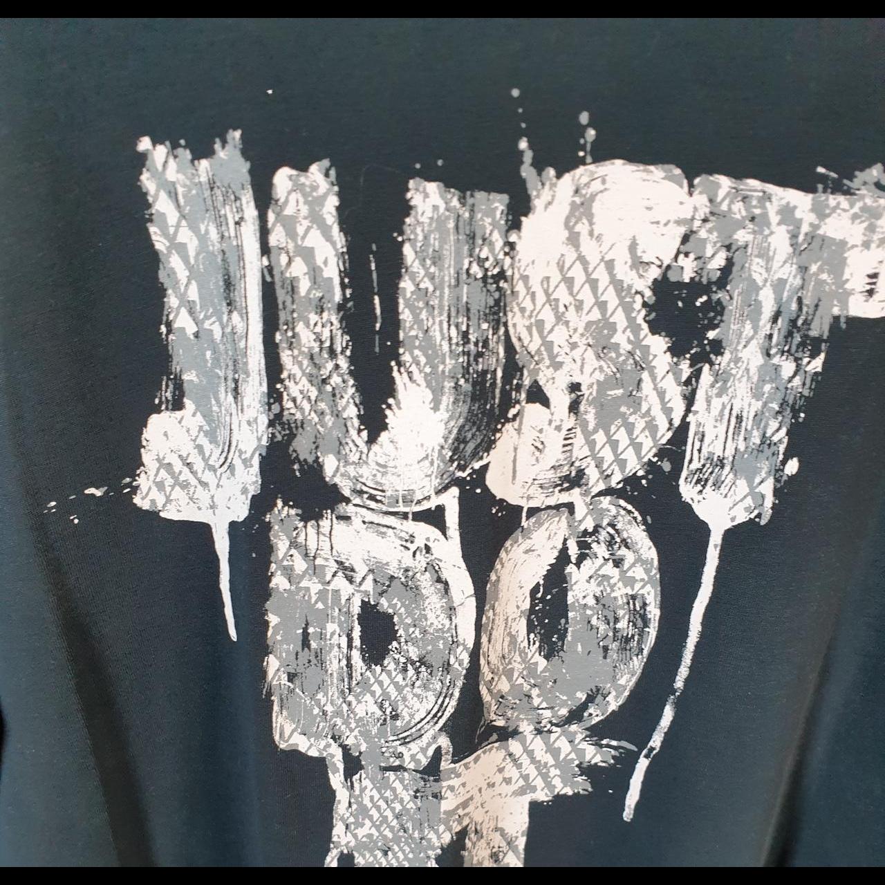 Vintage Nike Just Do It Dri fit Spellout T Shirt Mens Medium Black Logo Swoosh Athletic