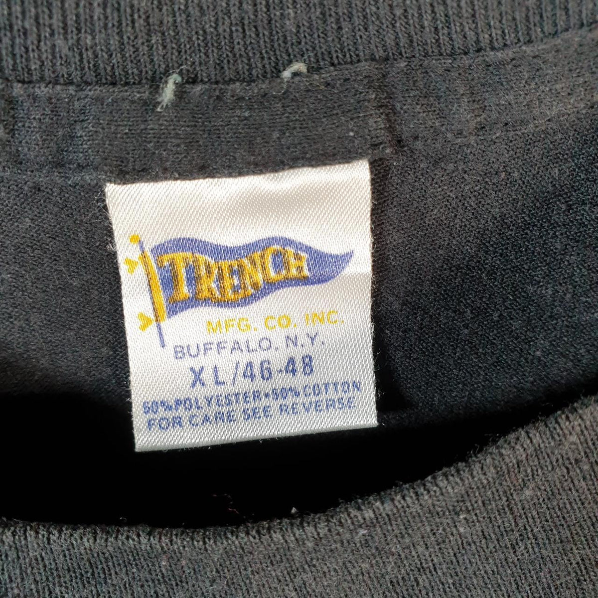 Vintage Trench Providence Friars Final four 1987 New Orleans Single Stitch T Shirt Men’s XL Black