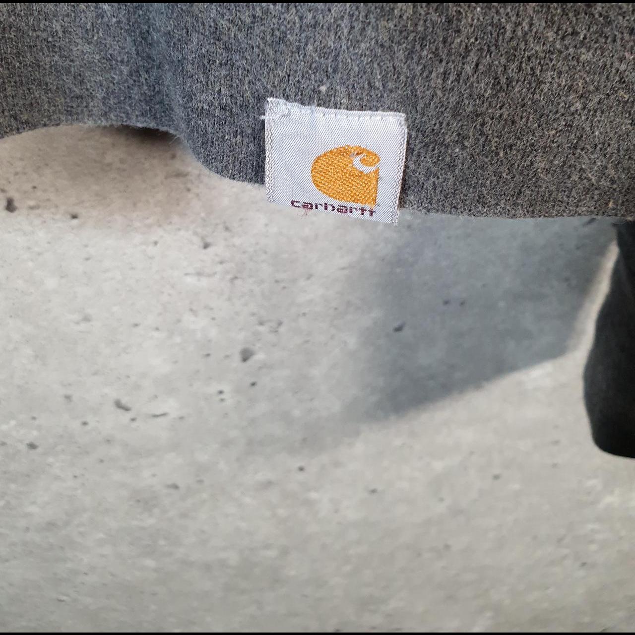 Vintage Carhartt 1/4 Zip Sweatshirt Men’s Medium Grey Pullover Blank USA Relaxed Fit