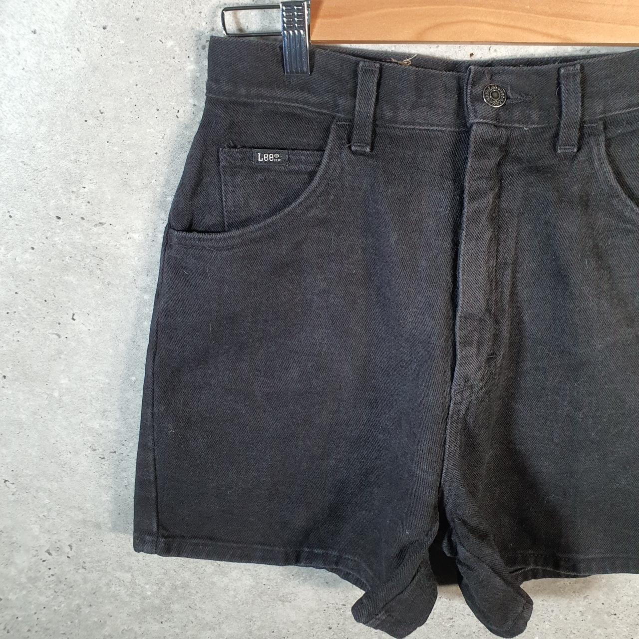 Vintage Lee Baggy Shorts Jorts Cargo Womens W28 Grey Denim Relaxed Cargo