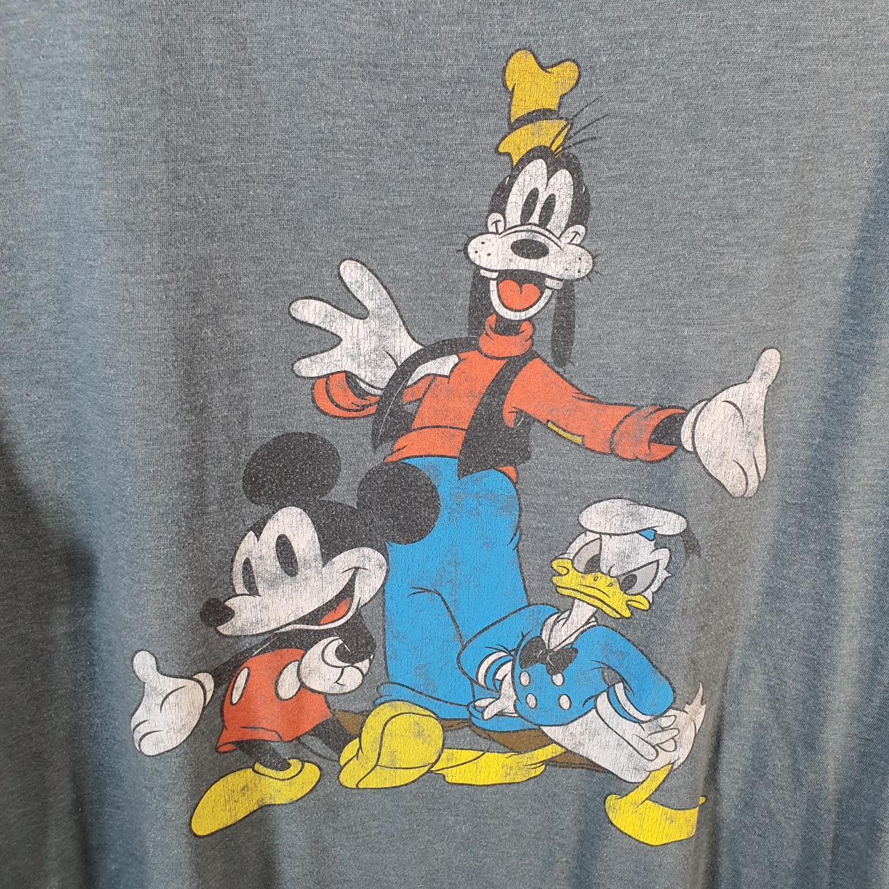 Vintage Disney Land Mickey Mouse T Shirt Men’s Large Blue Logo Graphic Cartoon