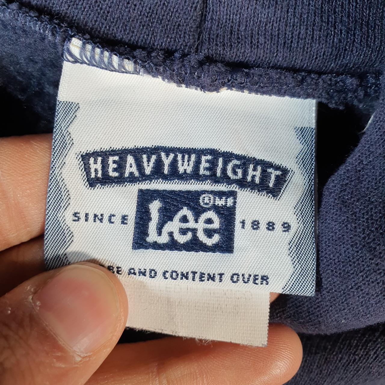 Vintage Lee Heavyweight Hoodie Men’s XL Navy West Bloomfield School Exodus