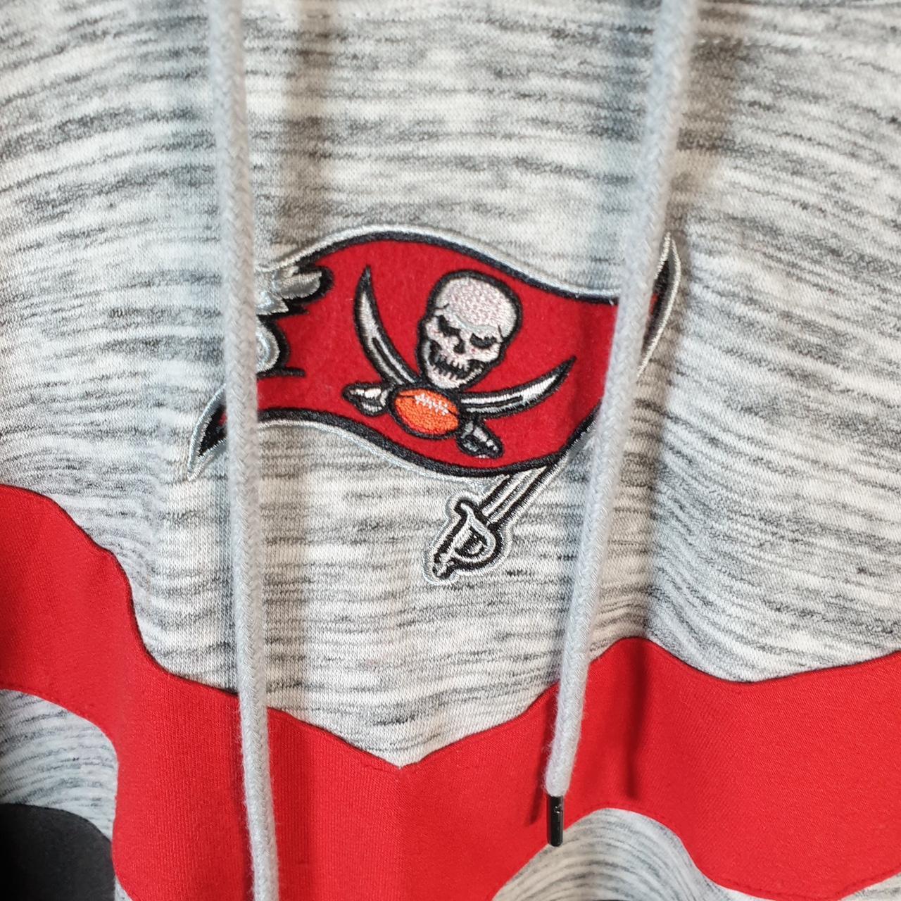 Vintage NFL Tampa Bay Buccaneers Hoodie Womens Medium Grey Pullover USA Pro Sport