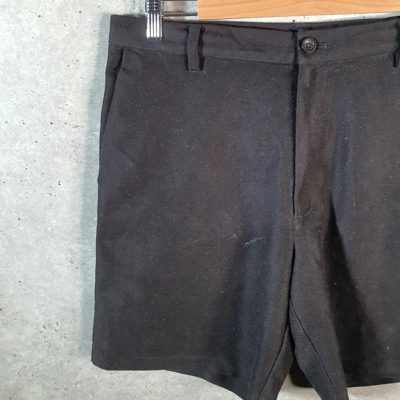 Vintage Chaps Ralph Lauren Polo Shorts Jorts Cargo Men’s W33 Black Baggy Cotton A4446