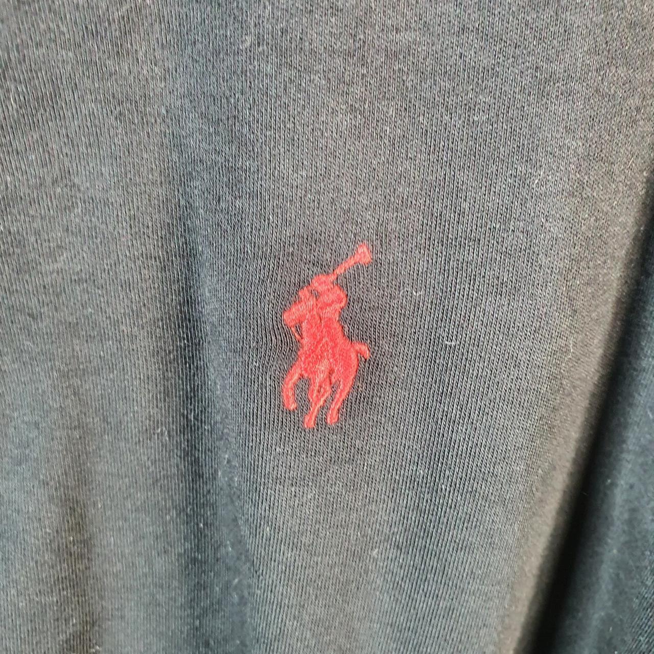 Vintage Ralph Lauren Polo Sweatshirt Men’s Small Black Cotton Full Zip Pony
