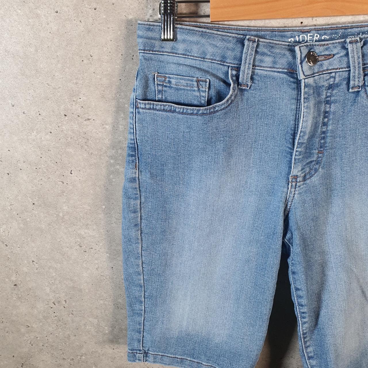 Vintage Lee Mid Rise Baggy Shorts Jorts Cargo Womens W30 Blue Relaxed Denim A4549