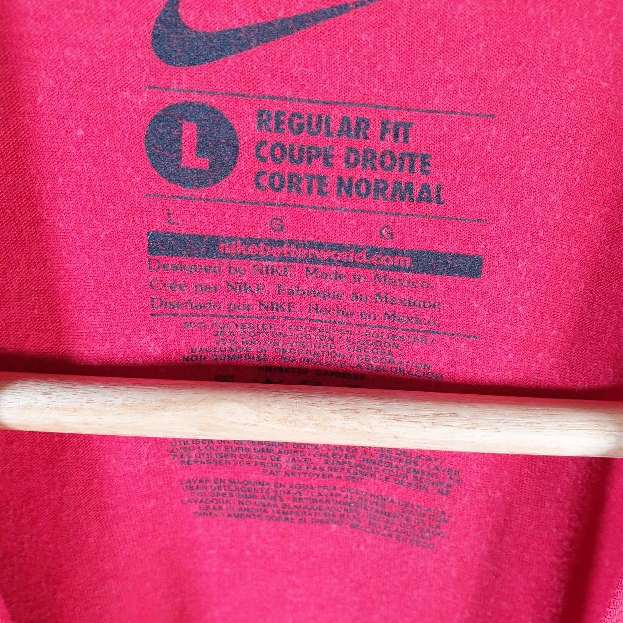 Vintage Nike Ohio State NFL Pro State T Shirt Men’s Large Red Logo Swoosh Athletic