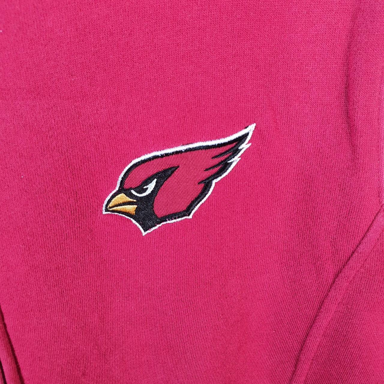 Vintage NFL Arizona Cardinals Hoodie Womens Medium Red Full Zip USA Pro Sport