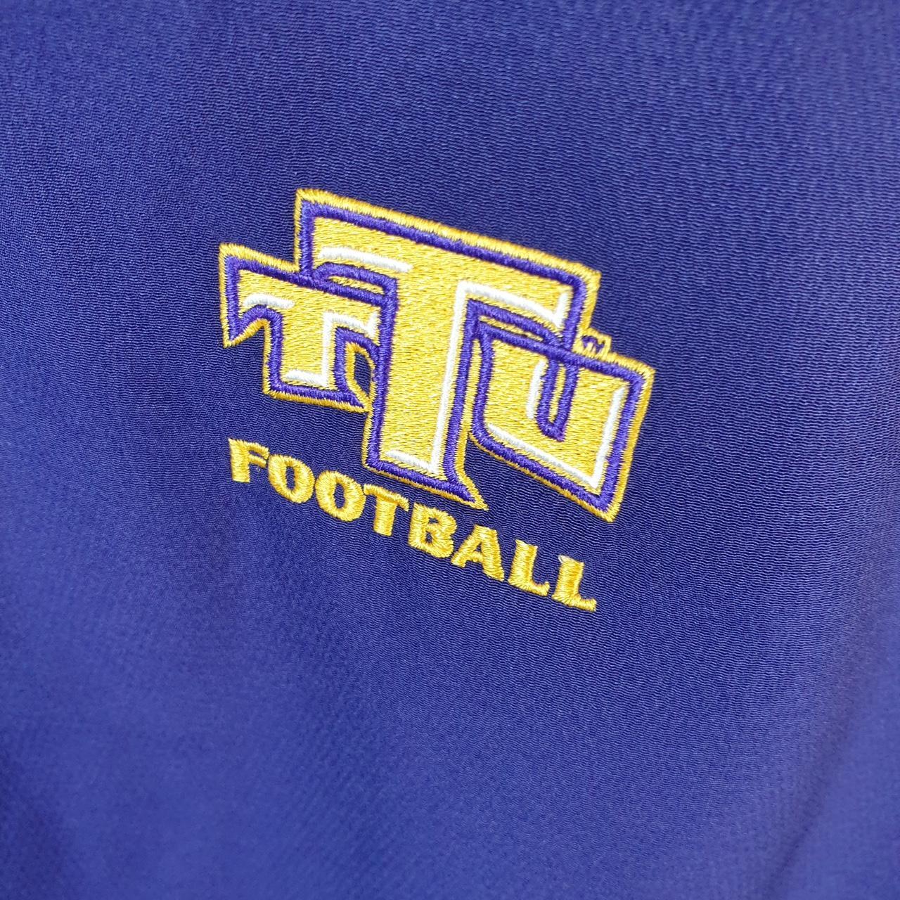 Vintage Russell Athletic TTU Football USA Track Jacket Men’s XL Purple Full Zip
