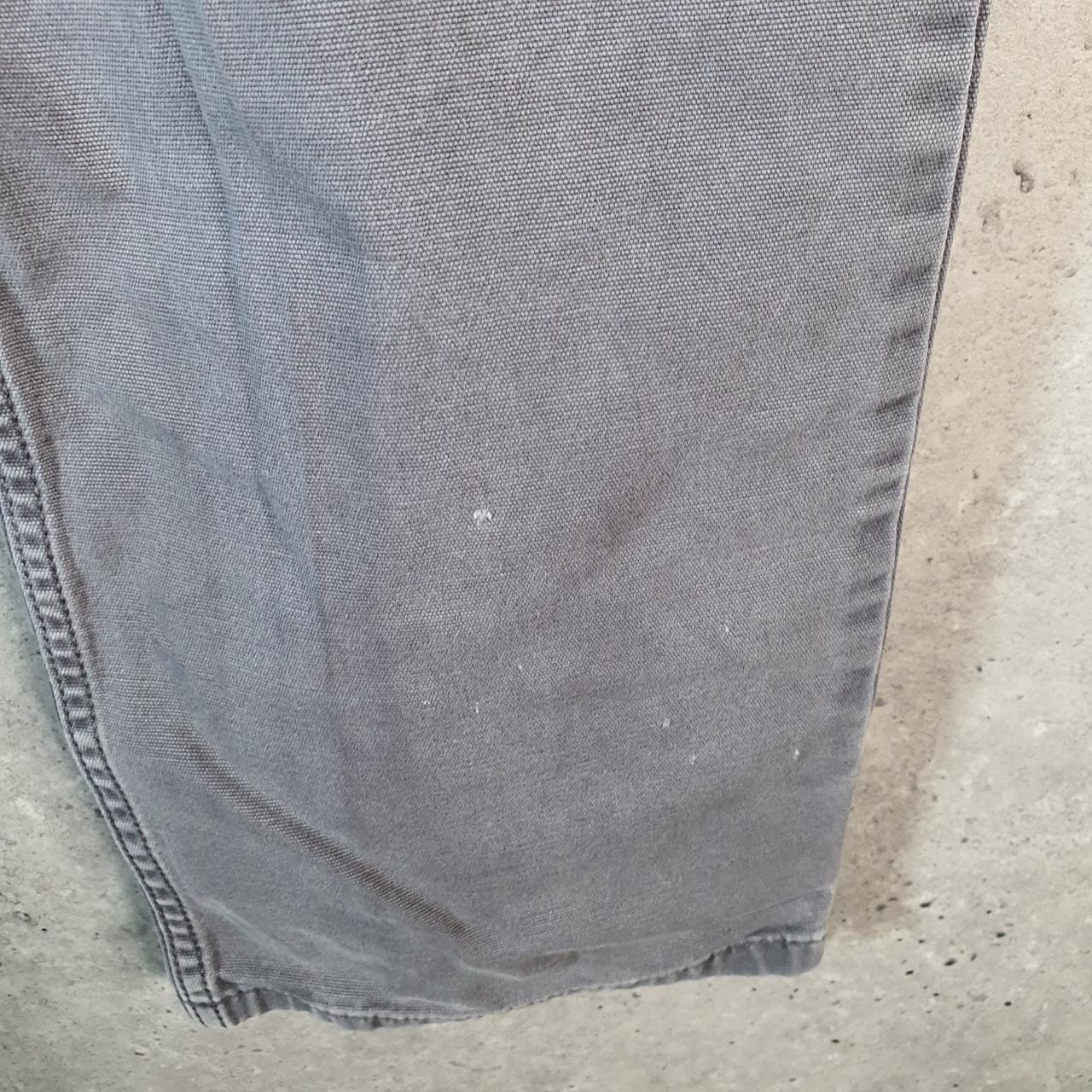 Vintage Carhartt Carpenter Trousers Mens W30 L32 Grey Relaxed Fit Workwear USA