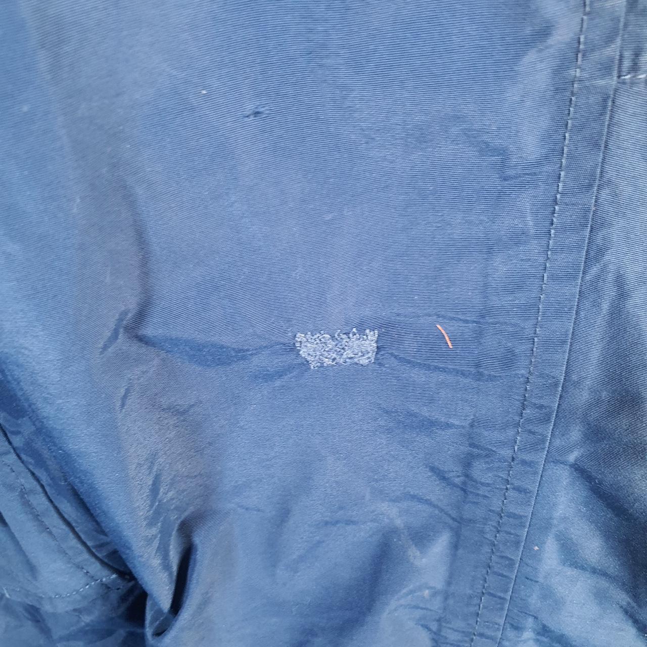 Vintage L.L. Bean Outdoors Nylon Jacket Mens XL Navy Blue Full Zip Waterproof
