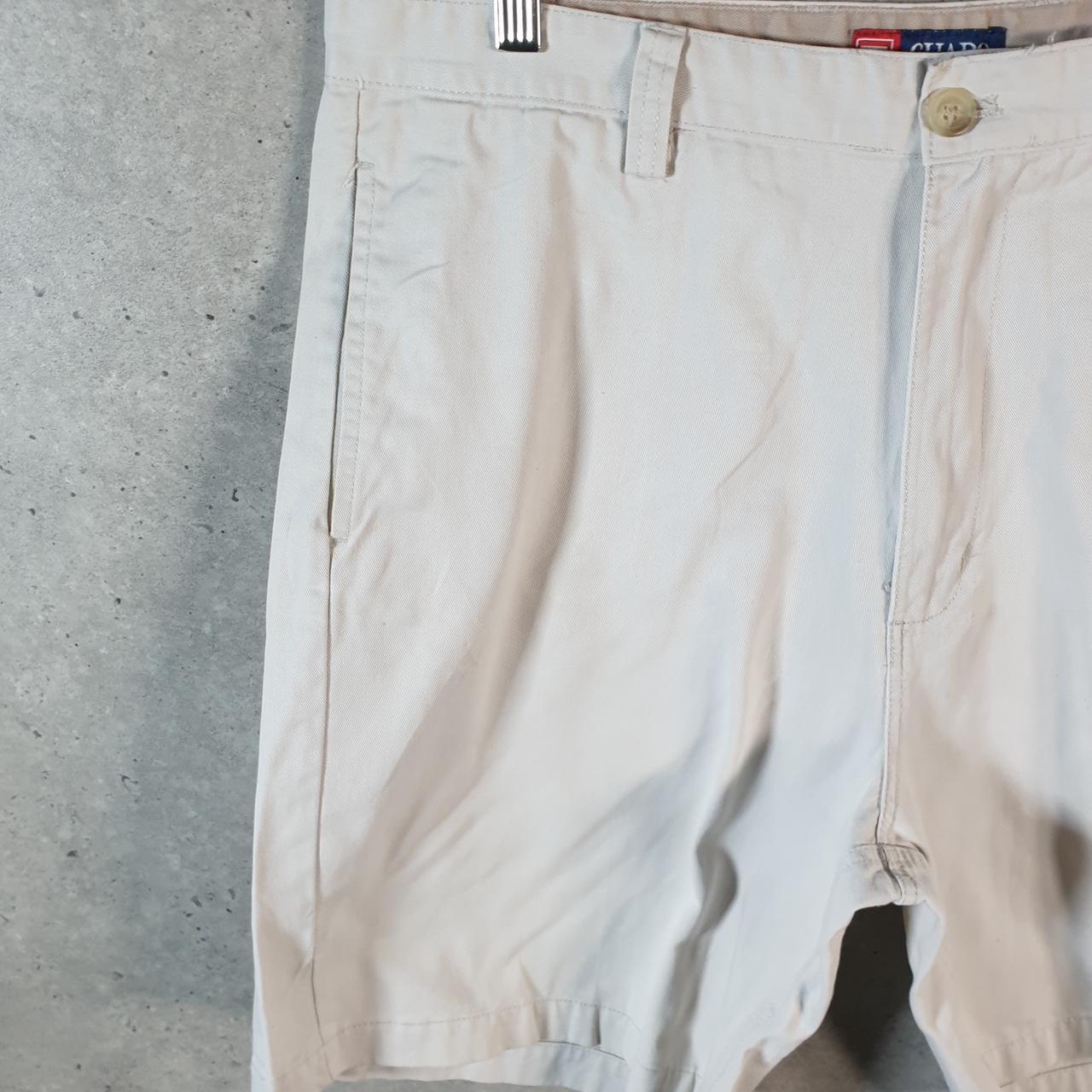 Vintage Chaps Ralph Lauren Chino Shorts Jorts Cargo Men’s W36 Beige Baggy Cotton A4291