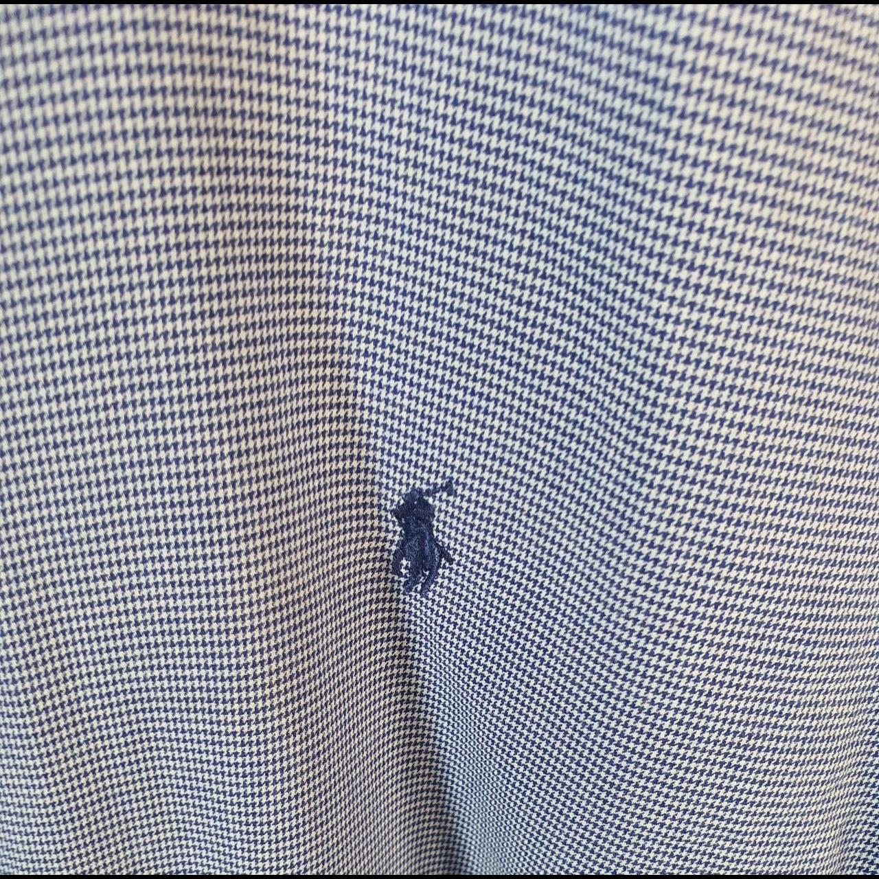 Vintage Ralph Lauren Button Down Shirt Men’s XL Blue Plaid Yarmouth Cotton Pony