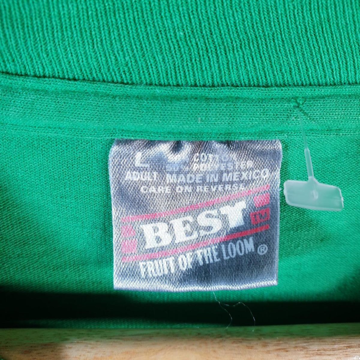 Vintage Fruit of the Loom Kelly Eagles USA 90s Single Stitch T Shirt Men’s Large Green C8787
