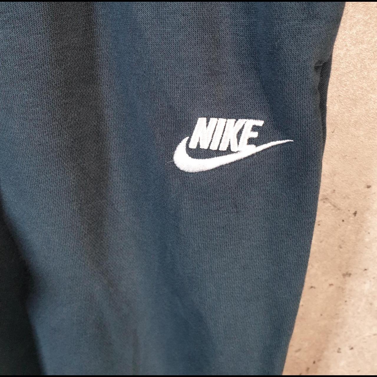 Vintage Nike Club Sweatpant Joggers Mens Large Navy Blue Swoosh Sports Tracksuit - Big Fish Vintage