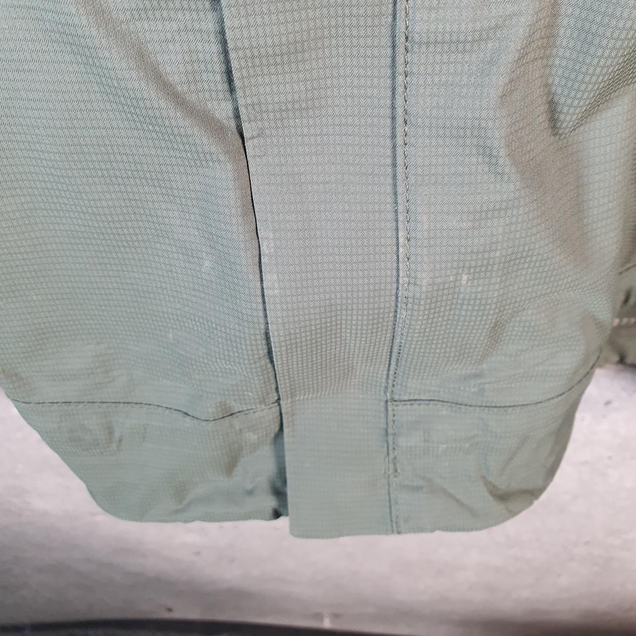 Vintage L.L. Bean Outdoors Nylon Jacket Mens XL Hooded Green Waterproof