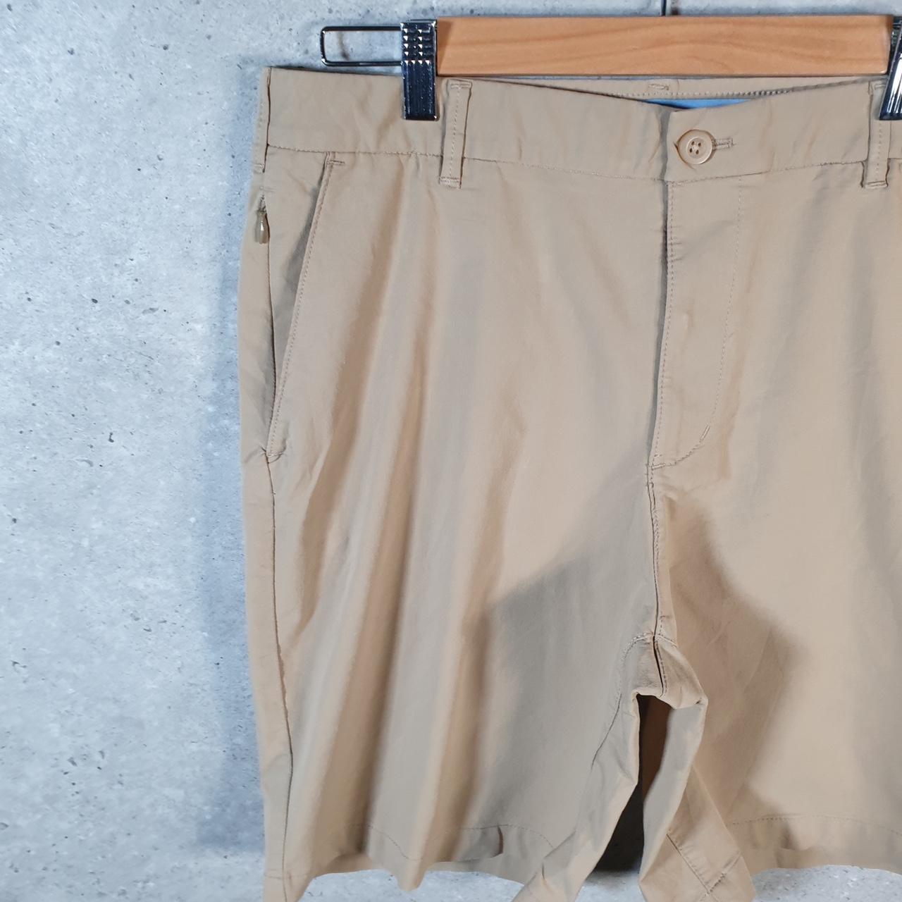 Vintage Izod Golf Chino Shorts Jorts Cargo Men’s W34 Brown Baggy Cotton