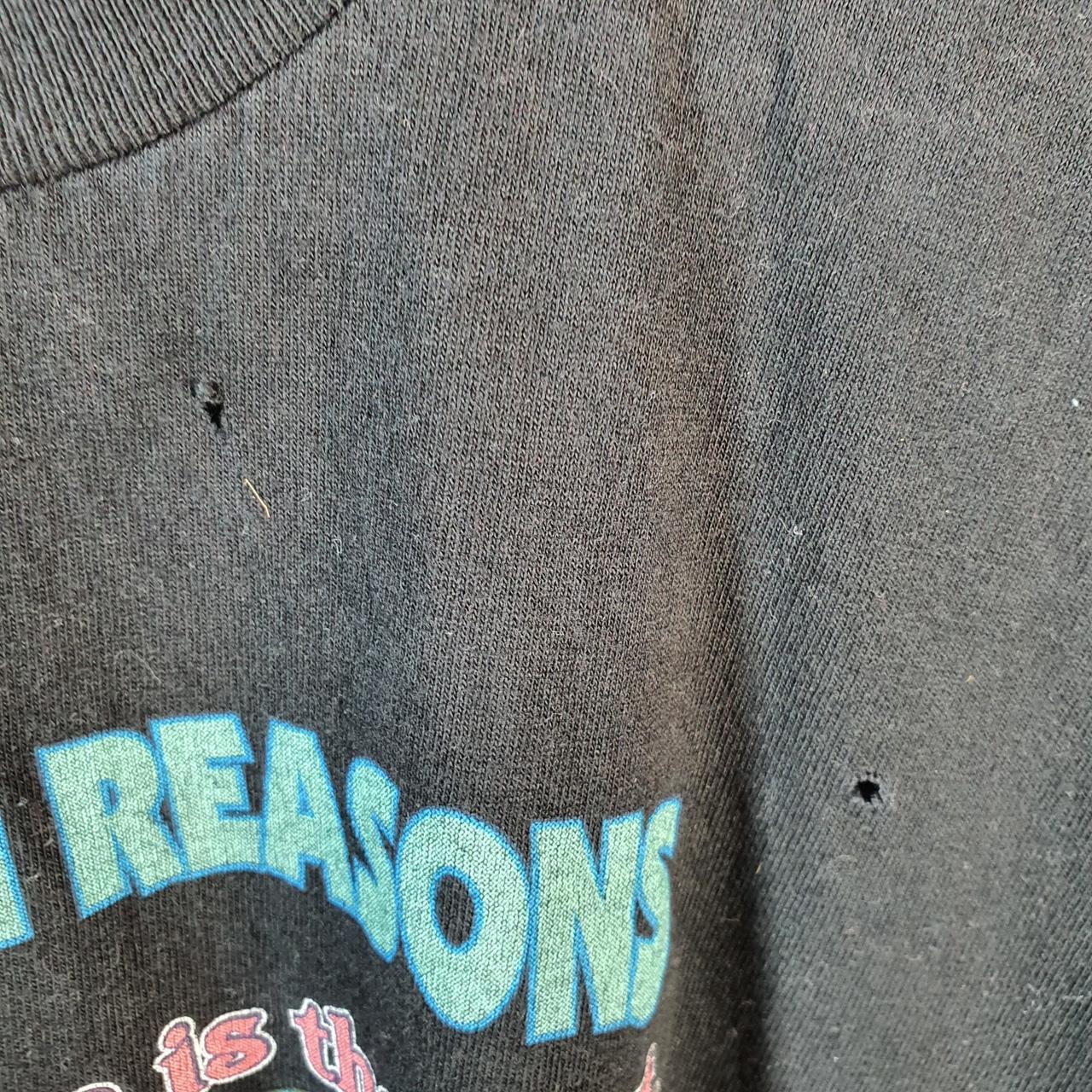 Vintage 10 Reasons Why Moms are the Best 90s USA Single Stitch T Shirt Men’s Medium Black