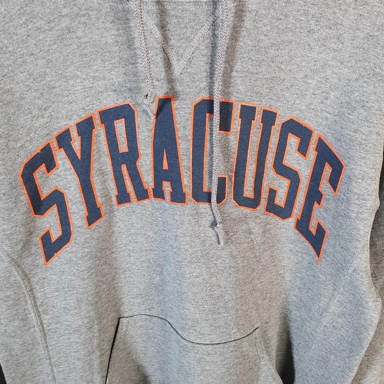 Vintage Russell Athletic Syracuse Hoodie Men’s Small Grey Pullover Baggy