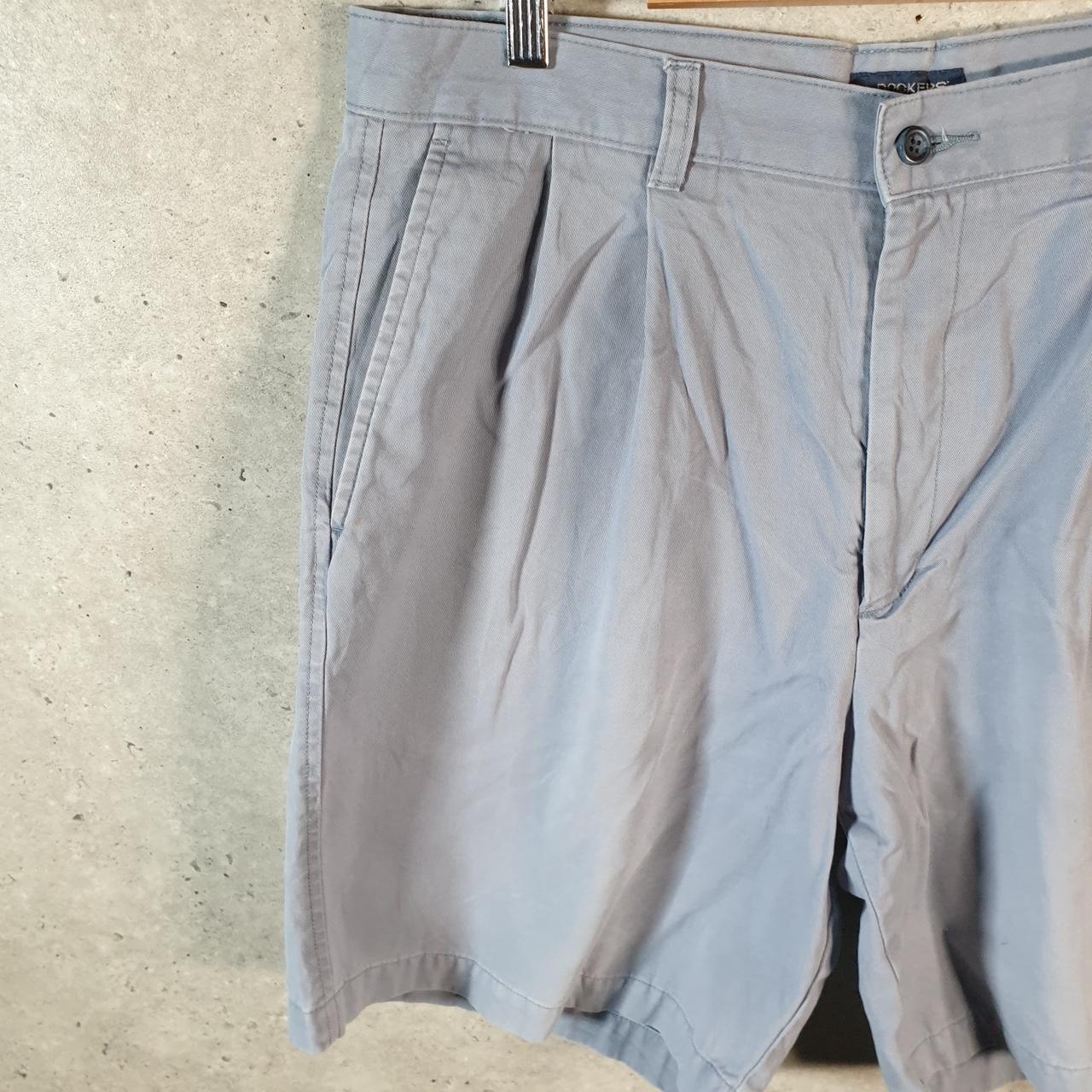 Vintage Dockers Chino Shorts Jorts Cargo Men’s W36 Grey Baggy Cotton A4287