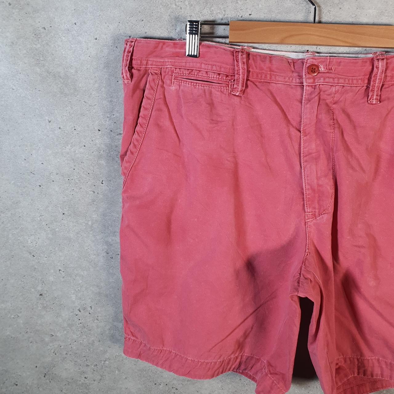 Vintage Ralph Lauren Polo Shorts Jorts Chino Cargo Men’s W40 Tall Pink Baggy Cotton