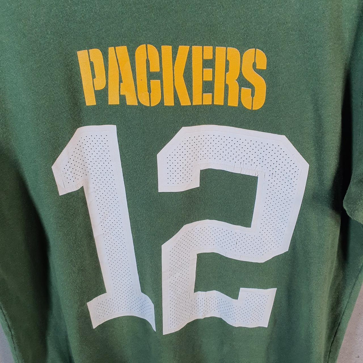 Vintage Nike Dri Fit Green Bay-Packers T Shirt Men’s Large Green Logo Swoosh Athletic