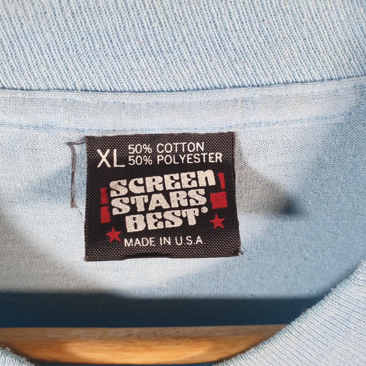 Vintage Screen Stars Potomac Playmakers 90s USA Single Stitch T Shirt Men’s XL Blue