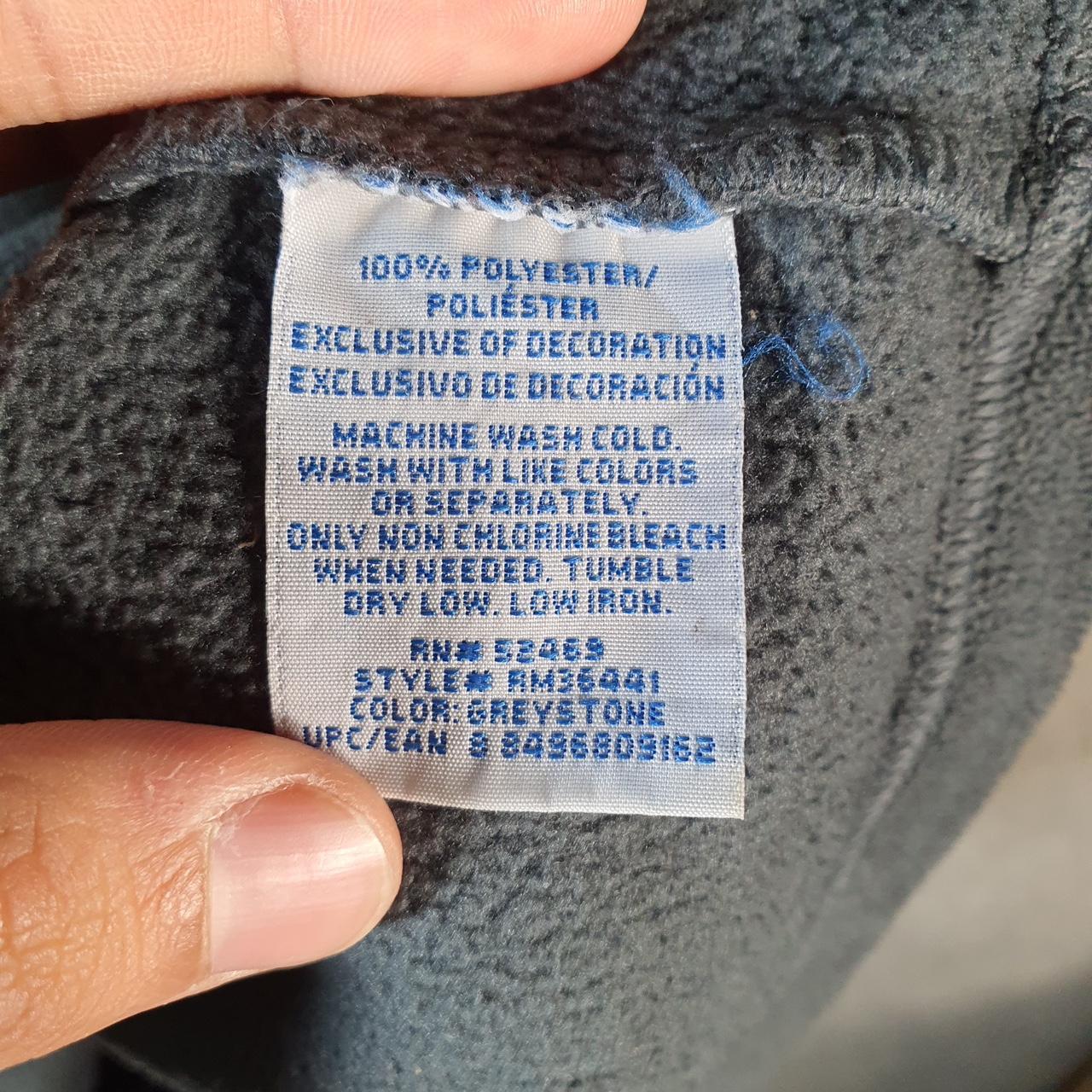 Vintage Starter Fleece Sweatshirt Jacket Mens Large Grey 1/4 Zip Embroidered Logo