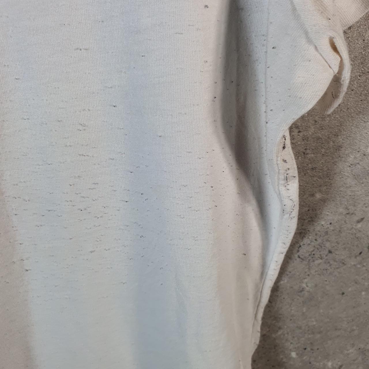 Vintage Nike Spellout T Shirt Men’s Medium White Logo Swoosh Skinny Fit Athletic