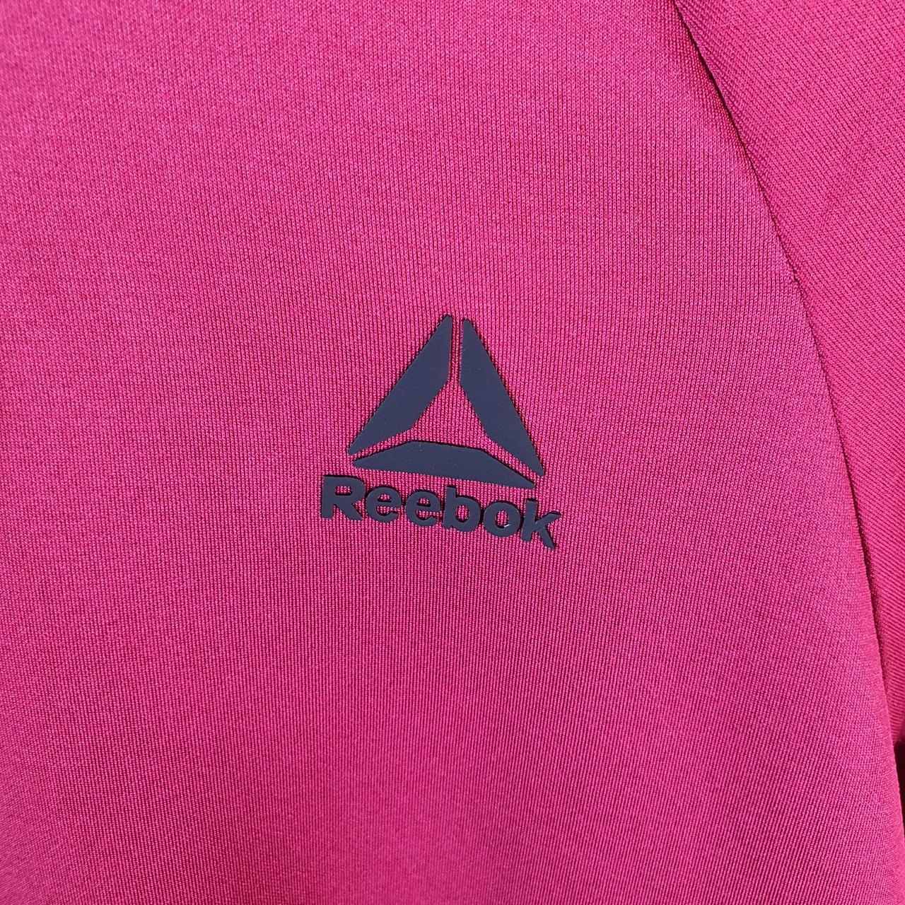 Vintage Reebok Shell Track Hoodie Men’s Small Red Pullover Baggy