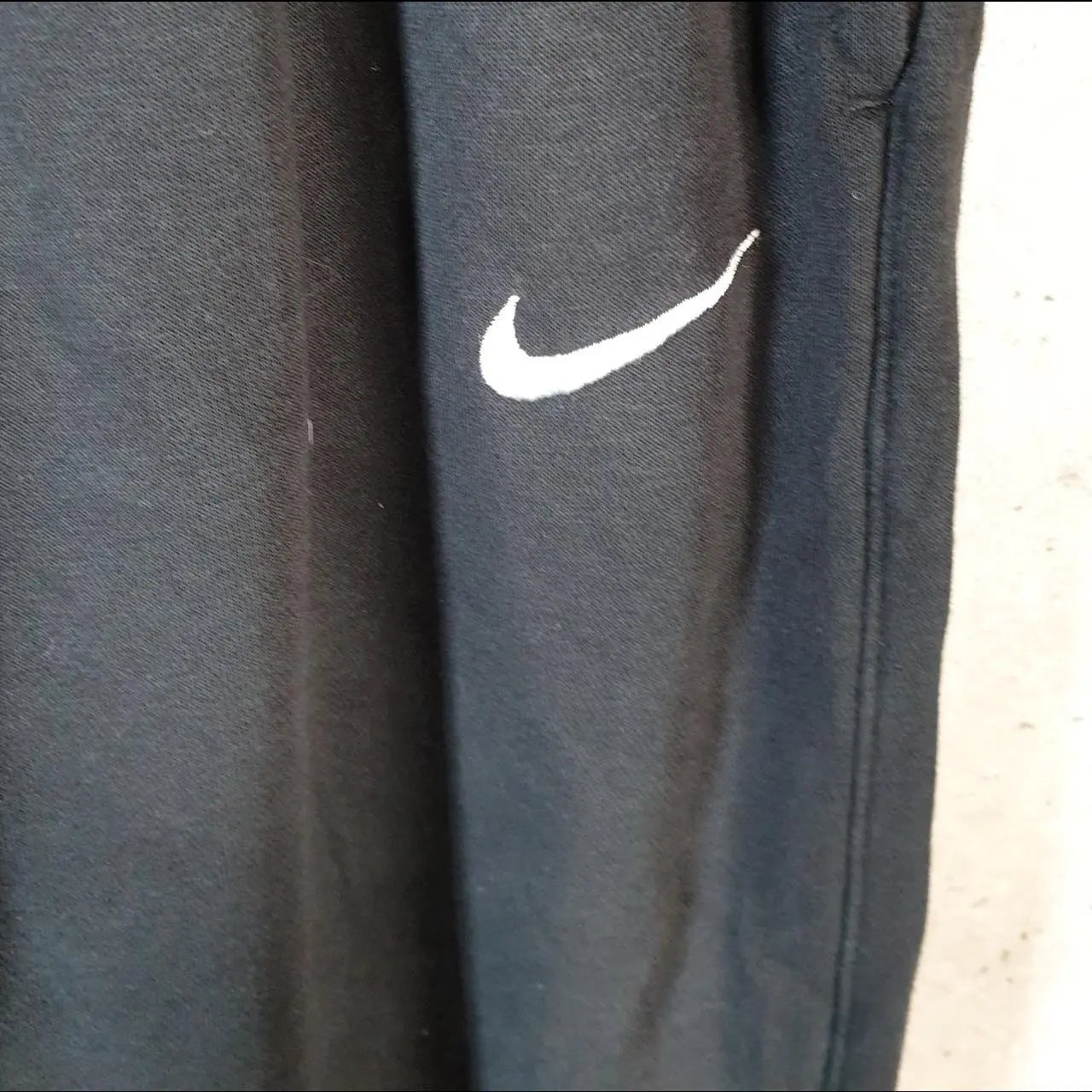 Vintage Nike Club Sweatpant Joggers Mens Medium Black Swoosh Sports Tracksuit - Big Fish Vintage