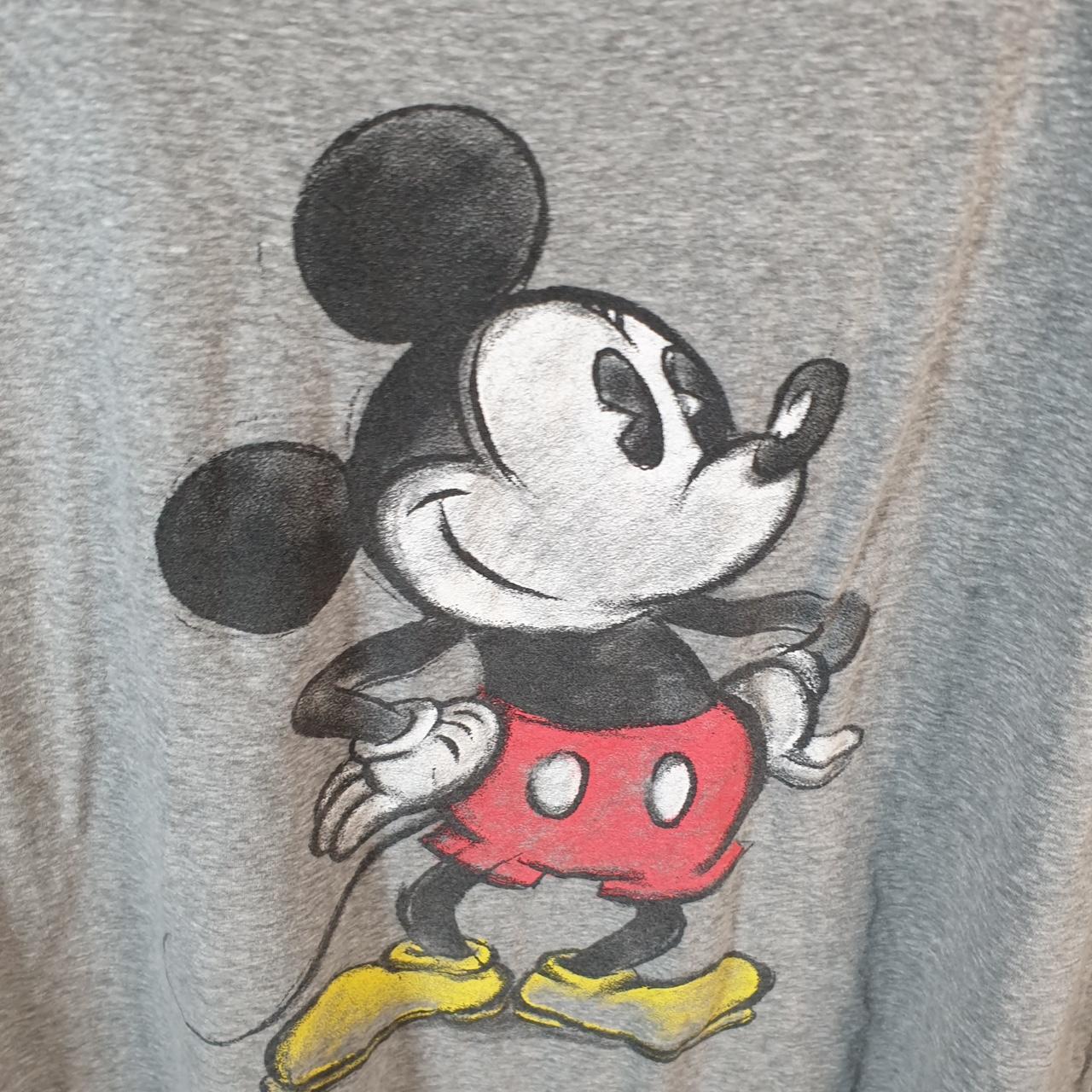 Vintage Disney Land Mickey Mouse T Shirt Men’s 2XL Grey Graphic Cartoon