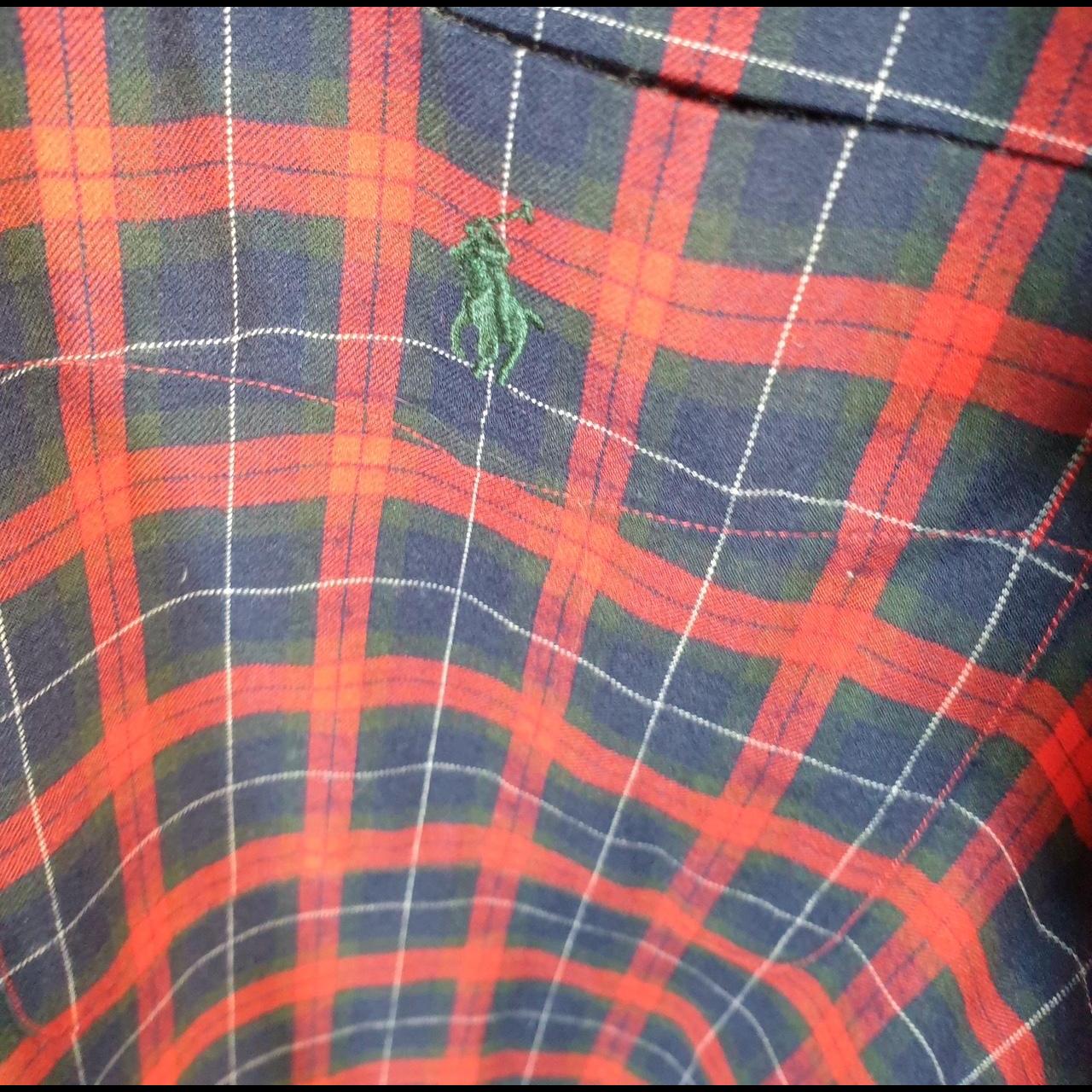 Vintage Ralph Lauren Button Down Shirt Men’s XL Checkered Blake Pony Cotton