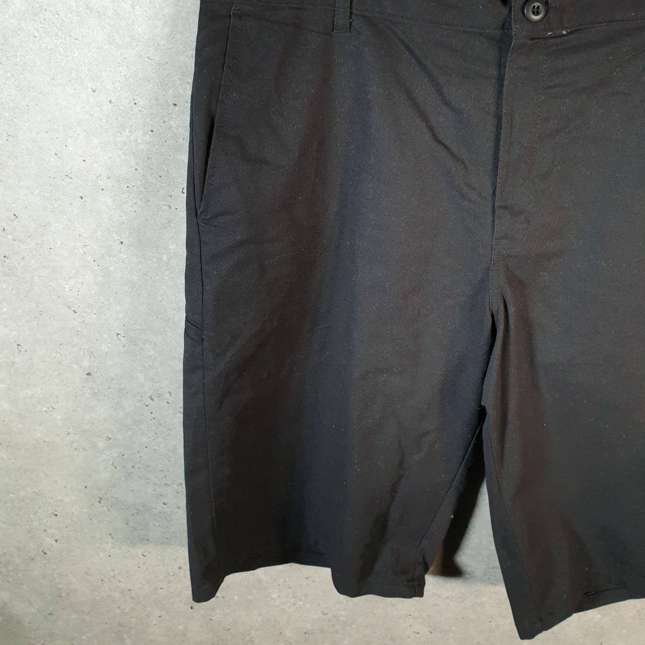 Vintage Dickies Baggy Chino Shorts Jorts Cargo Mens W40 Black Loose Fit