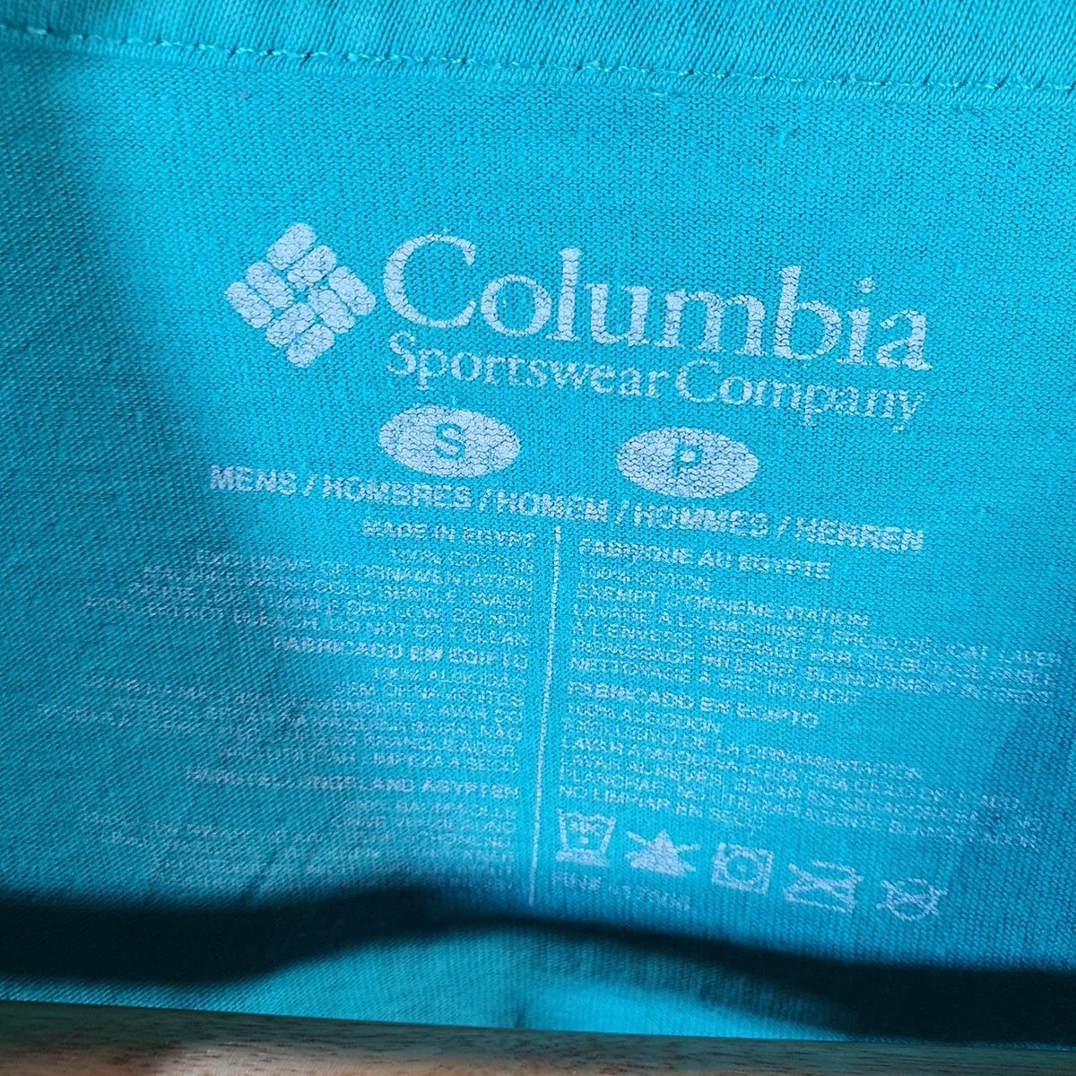 Vintage Columbia Perfomance Fishing Gear Snook T Shirt Men’s Small Blue Athletic