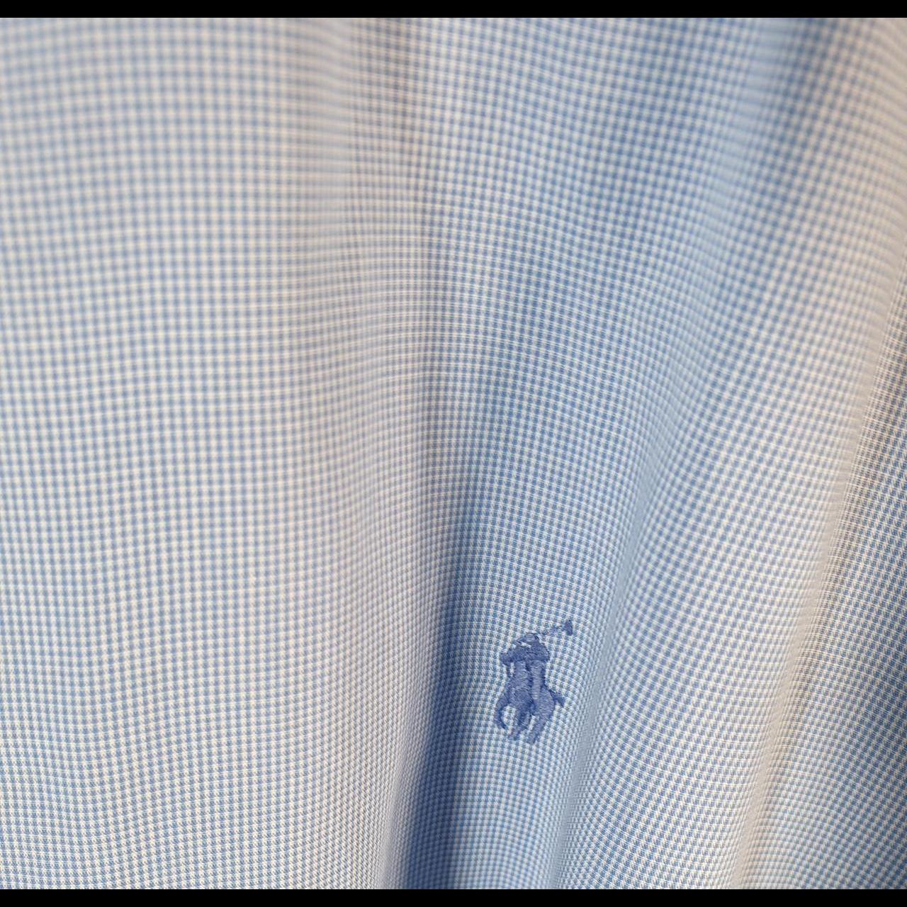 Vintage Ralph Lauren Button Down Shirt Men’s XL Blue Checkered Yarmouth Cotton Pony