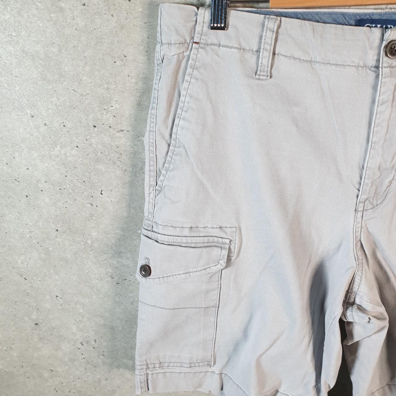 Vintage Chaps Ralph Lauren Chino Shorts Jorts Cargo Men’s W34 Beige Baggy Cotton A4280