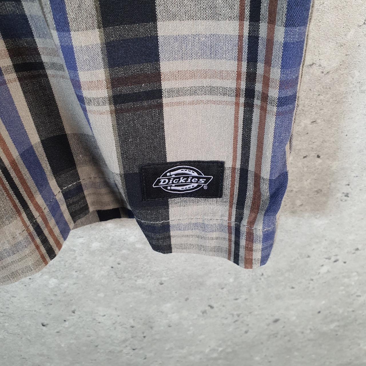 Vintage Dickies Baggy Chino Shorts Jorts Cargo Mens W40 Checkered Regular Fit