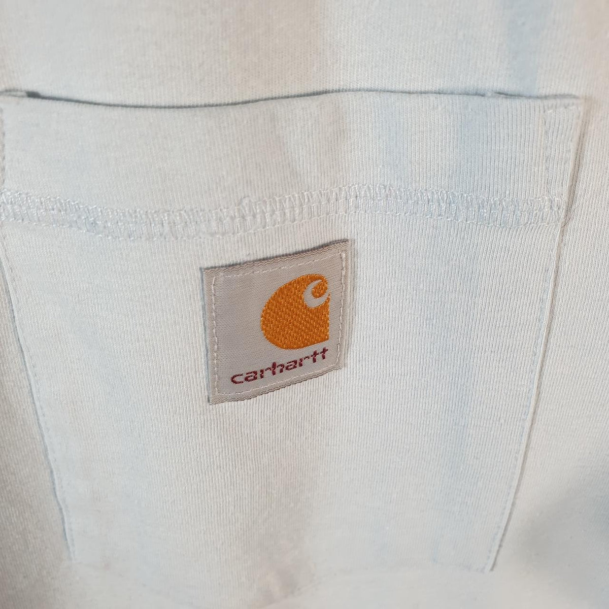 Vintage Carhartt Pocket T Shirt Mens Large Blue Workwear Chore Utility Relaxed Fit