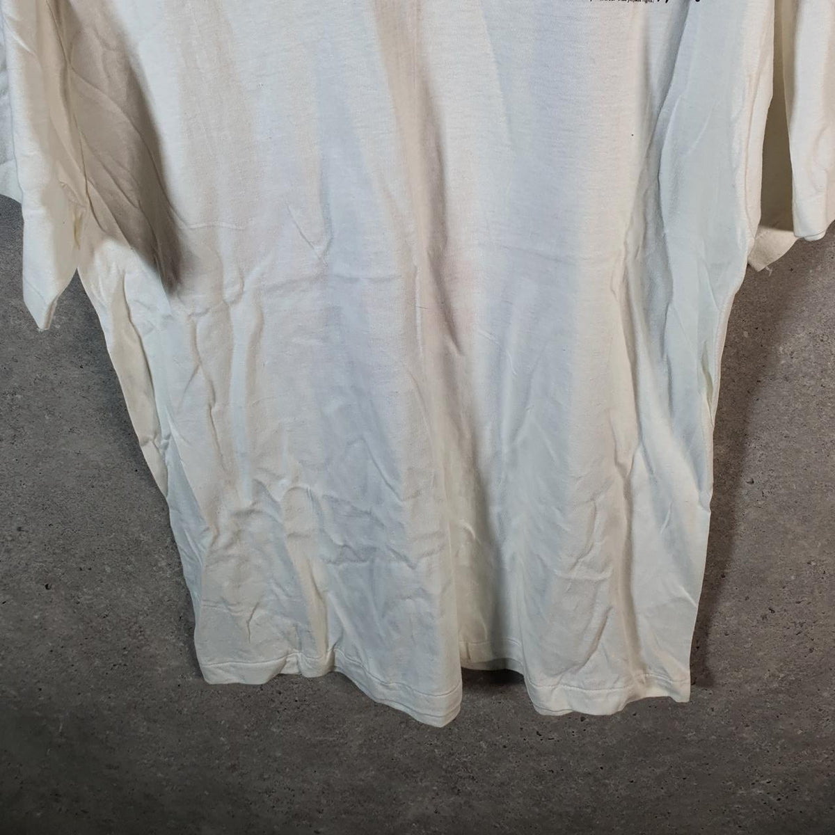 Vintage Hanes Beefy Radical Conservative 90s USA Single Stitch T Shirt Men’s Large White Big Fish Vintage