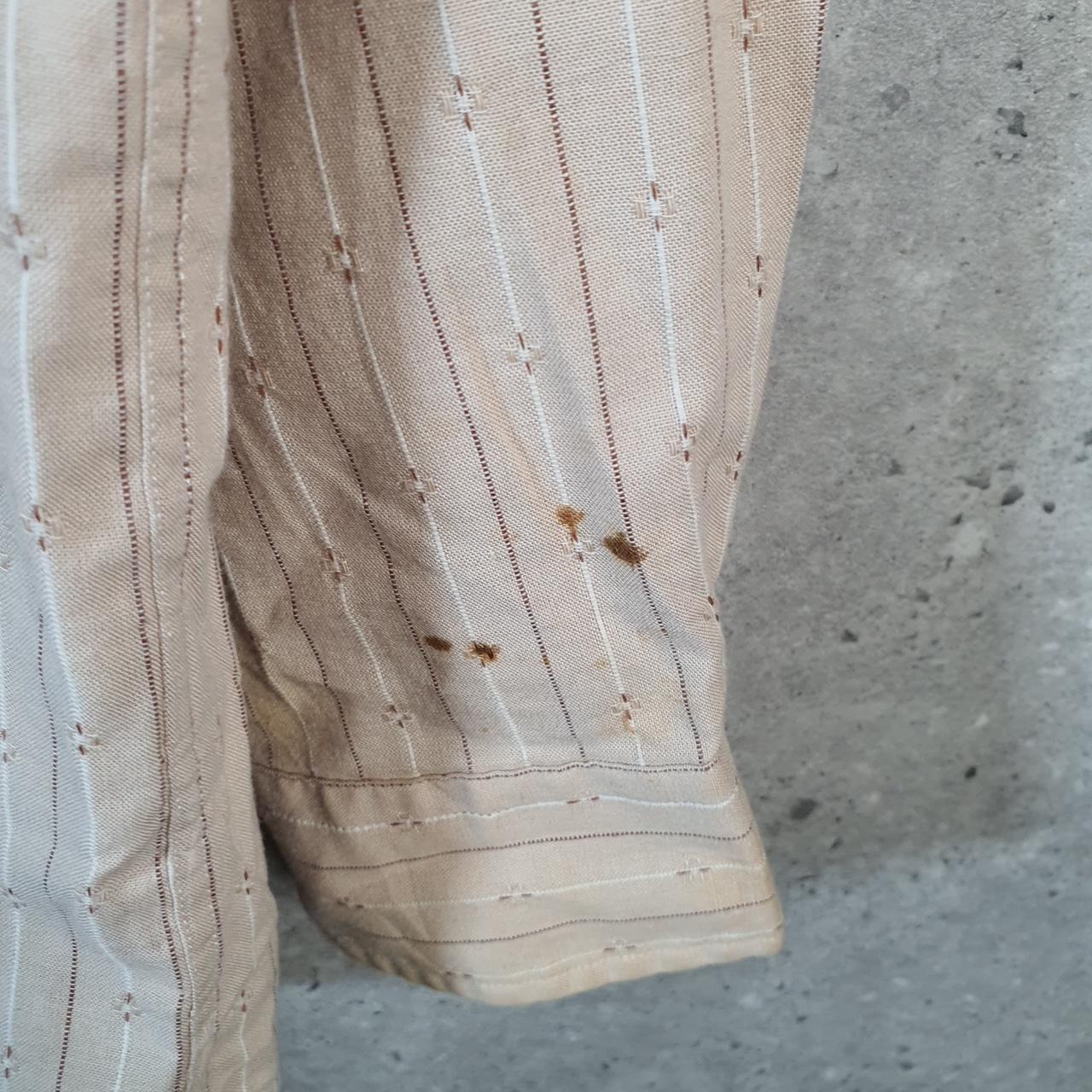 Vintage Ralph Lauren Button Down Shirt Men’s Large Brown Long Sleeve Afton Fit Cotton Pocket C7663 Big Fish Vintage