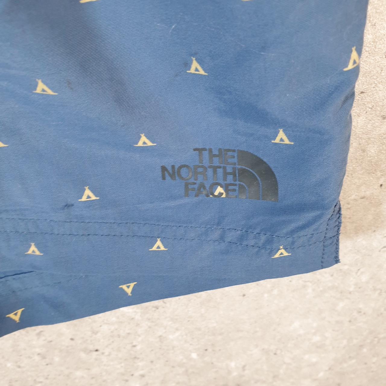 Vintage The North Face TNF Shorts Jorts Chino Cargo Men’s Medium Blue AOP Baggy Cotton