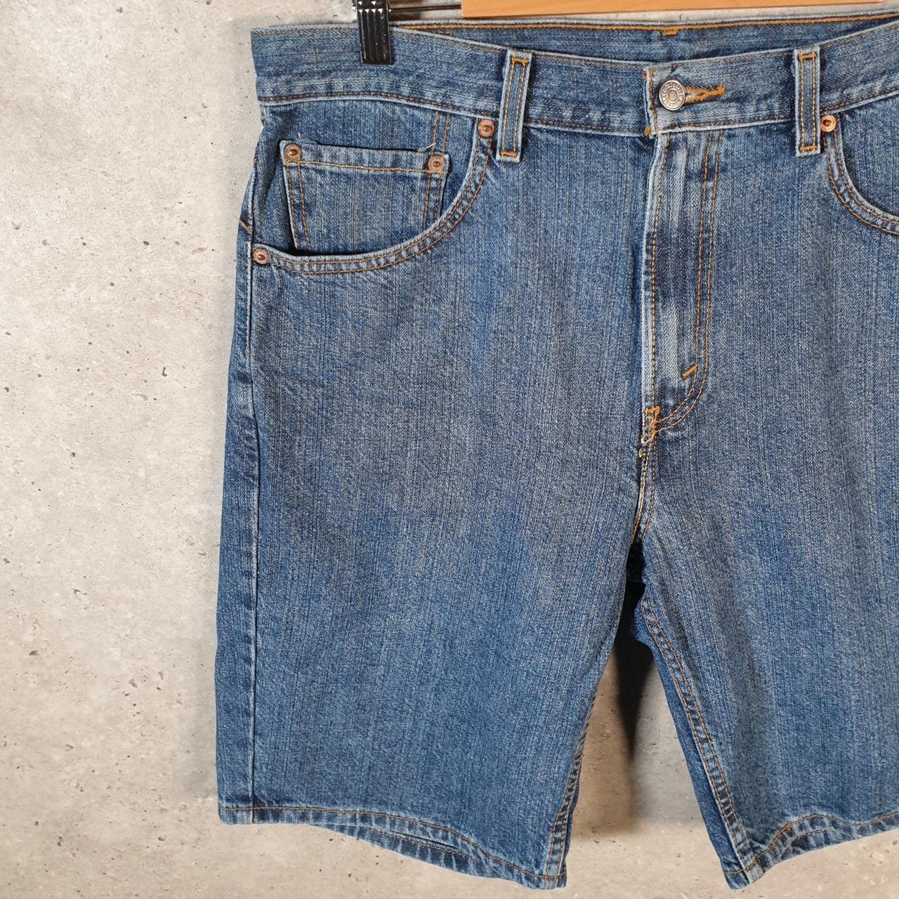 Vintage Levi’s 505 Baggy Shorts Jorts Cargo Men’s W34 Blue Relaxed Denim