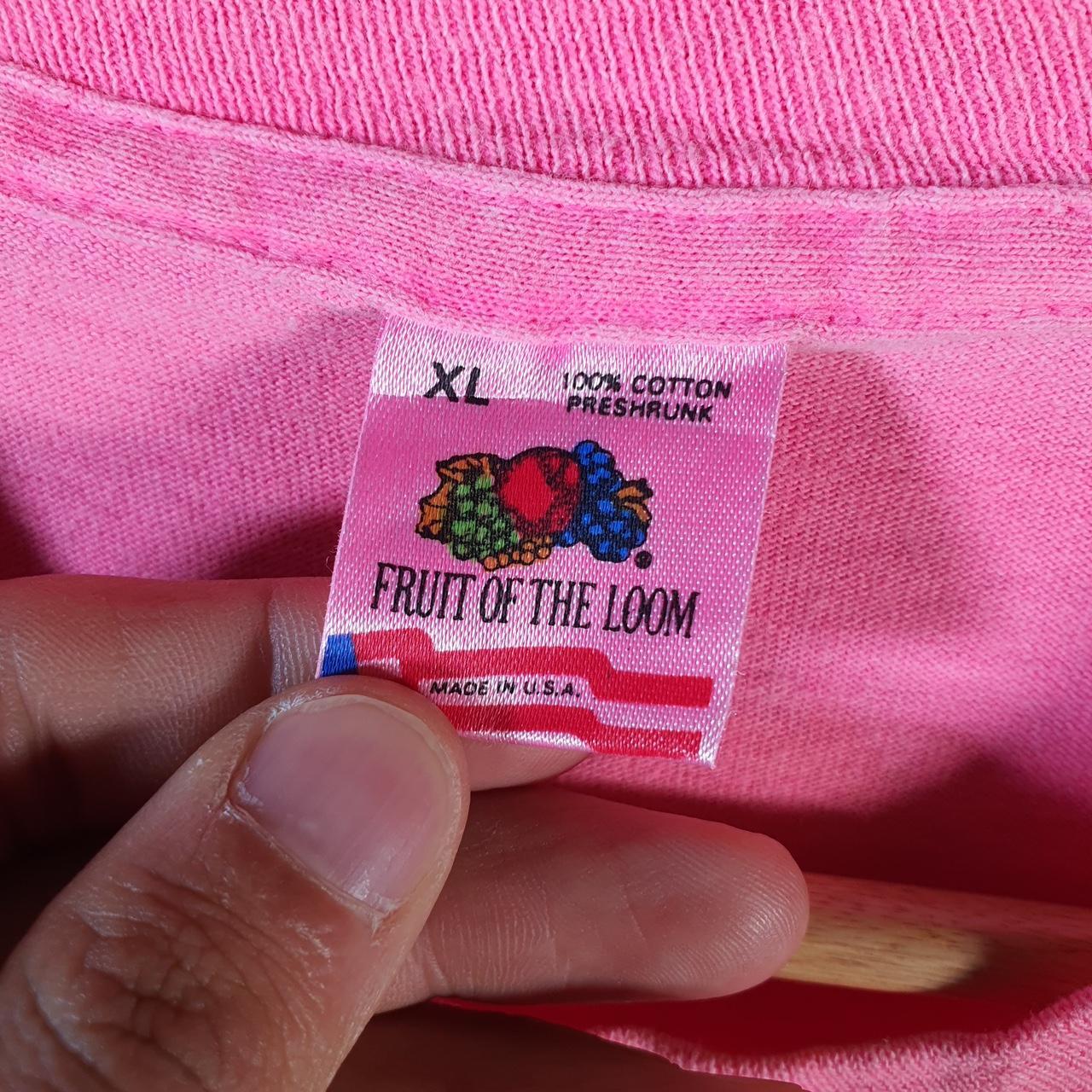 Vintage Fruit of the Loom 1992 Brownie Troop 818 USA Single Stitch T Shirt Men’s XL Pink